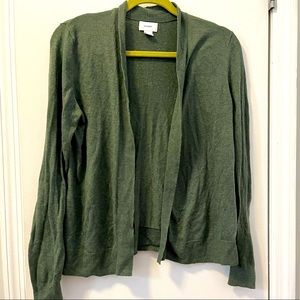 NWOT Old Navy Green Cardigan